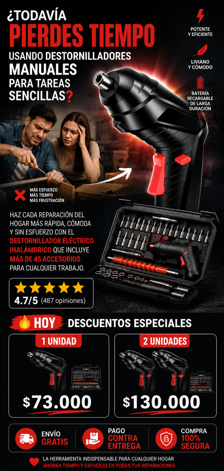 TurboDrive | Destornillador Eléctrico para el Hogar